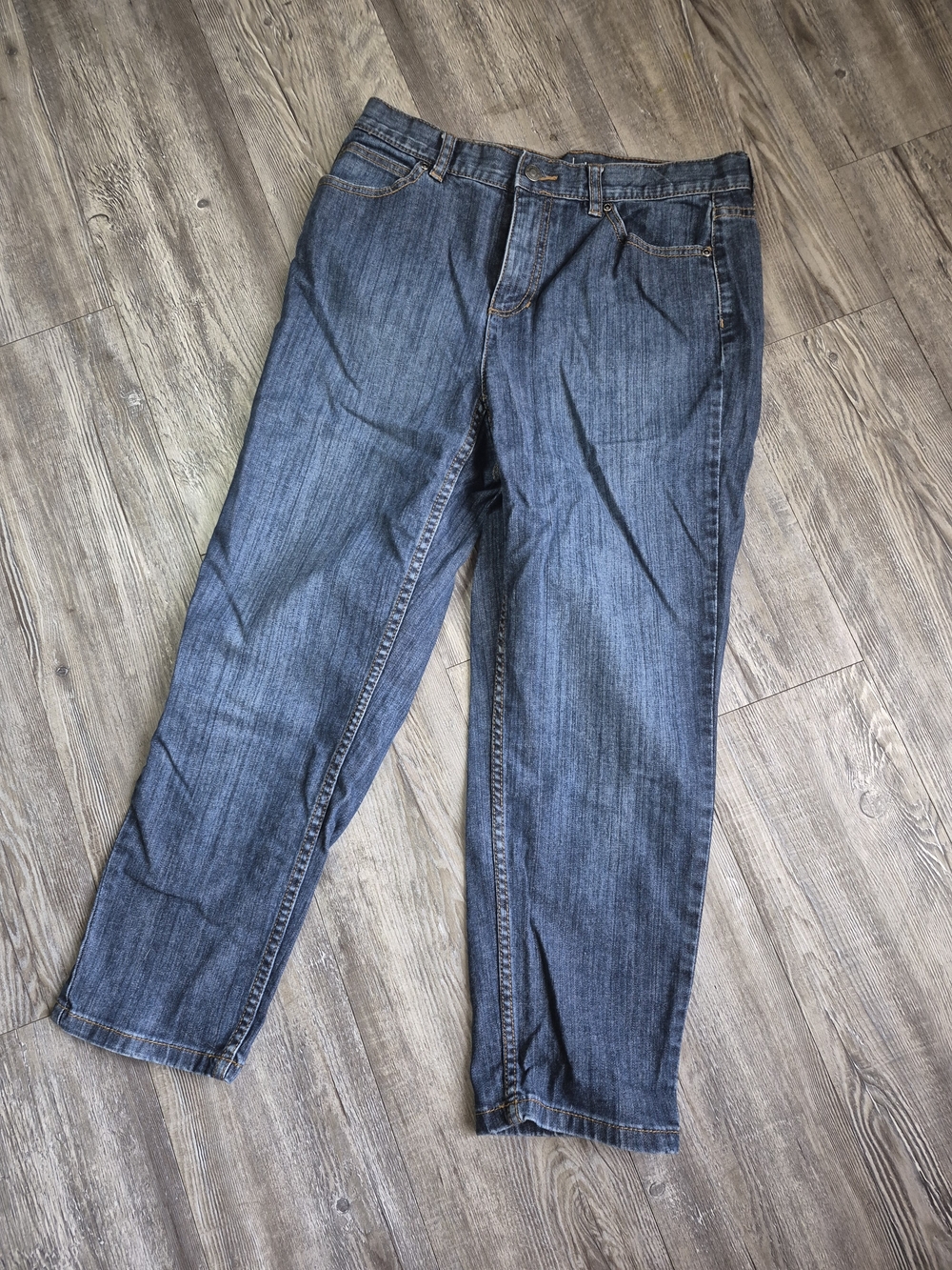 Liz Claiborne Dark Blue Straight Leg Jeans